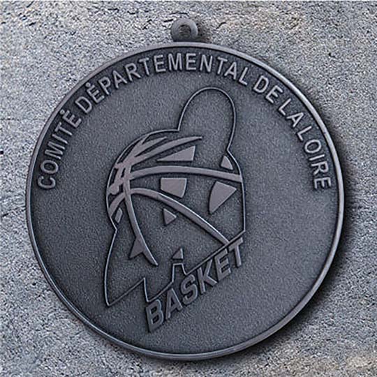 Médaille Métal - Basketball