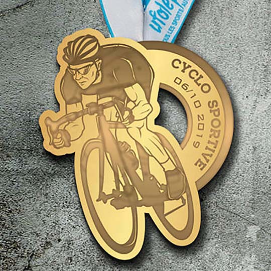 Médaille Métal - Cyclisme