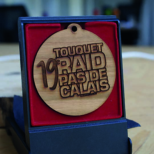 Médaille Bois - Touquet Raid