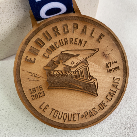Médaille Bois - Enduropale Concurrent