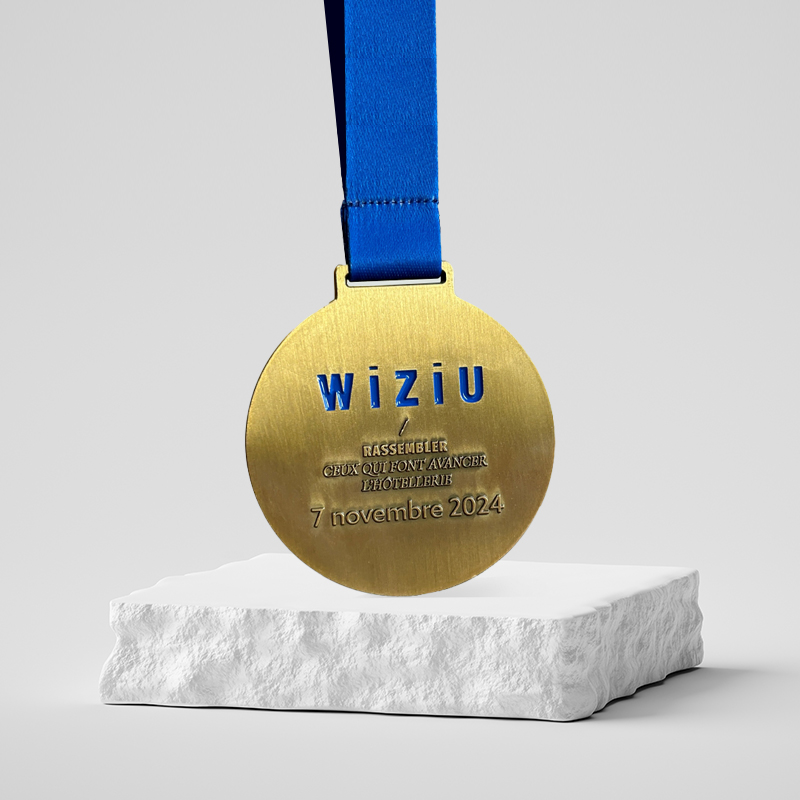 Médaille personnalisée sur mesure métal - Wiziu