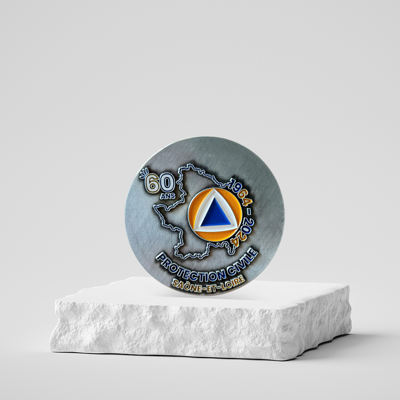 Médaille sur mesure métal - Protection civile