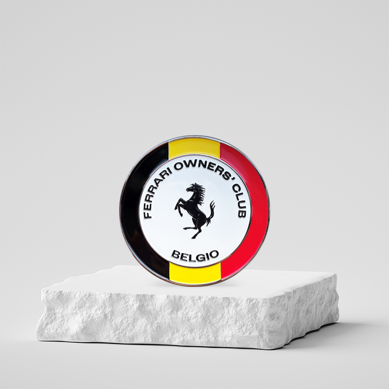 Médaille sur mesure personnalisée métal - Ferrari 