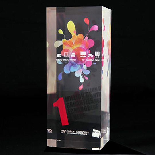 Trophée Plexiglass Inclusion - Hyperactiv