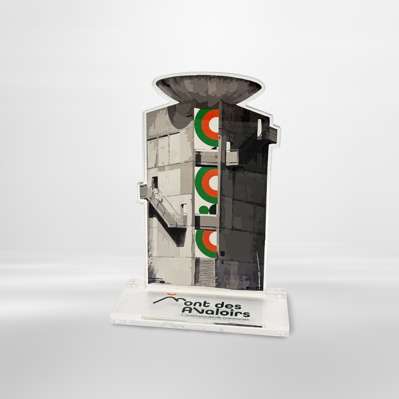 Trophée personnalisé sur mesure acrylique - CCMA