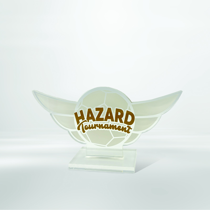 Trophée personnalisé sur mesure acrylique - Hazard Tournament