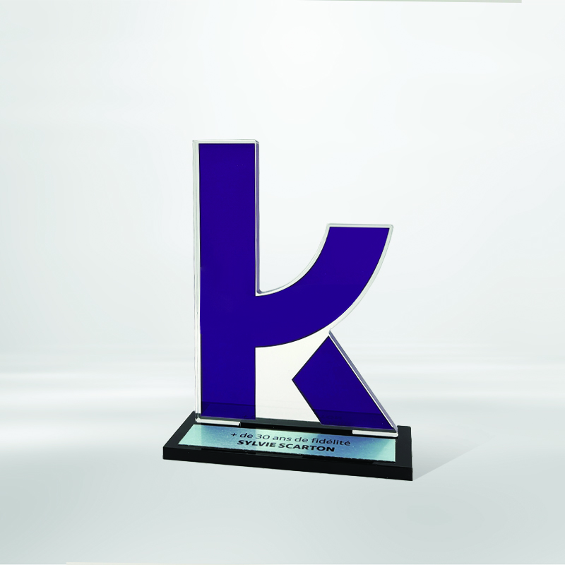 Trophée personnalisé sur mesure acrylique - Koesio