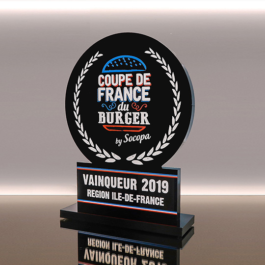 Trophée Plexiglas - Hamburger