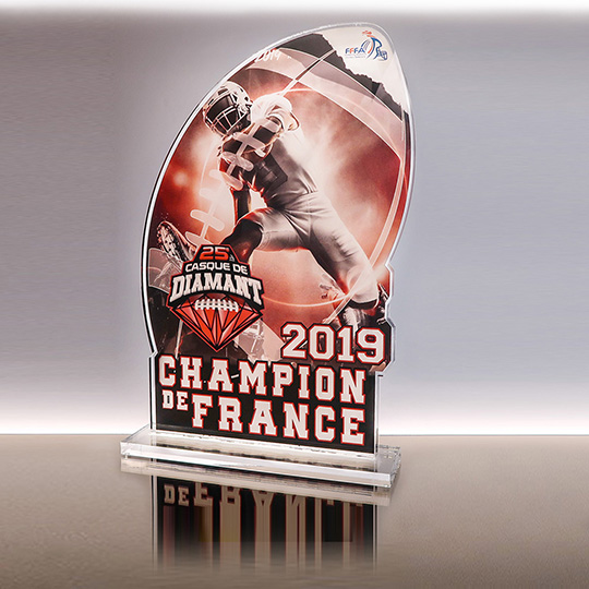 Trophée Plexiglass  - FFFA