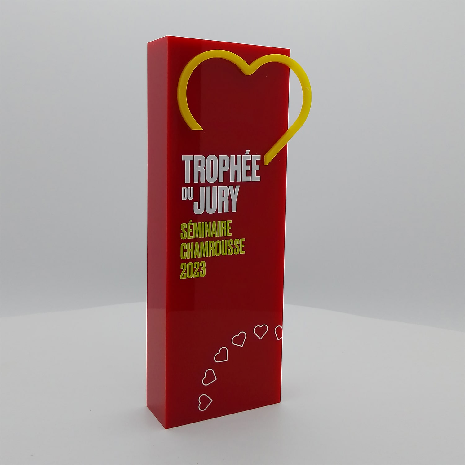 Trophée plexiglass tombstone - Séminaire Chamrousse 2023