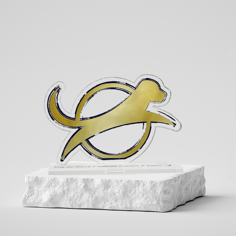 Trophée sur mesure acrylique - Centrale canine
