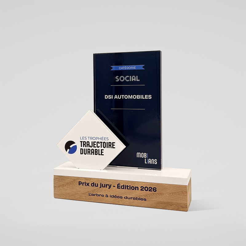 Trophée sur mesure acrylique - Mobilians