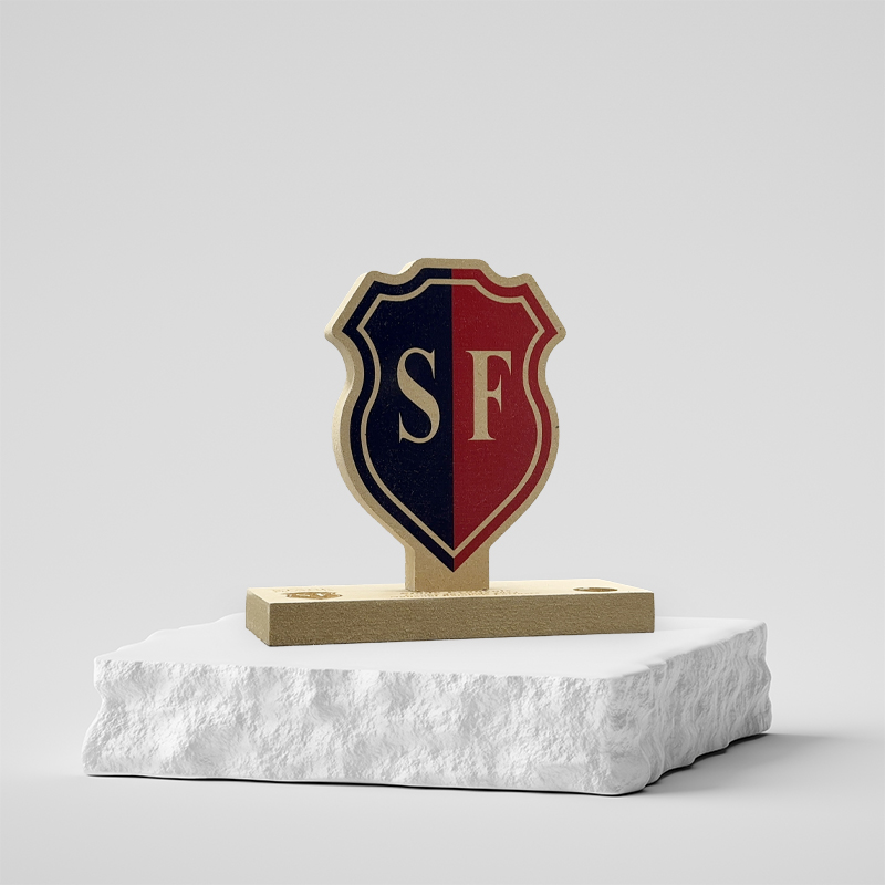 Trophée sur mesure bois - Stade français