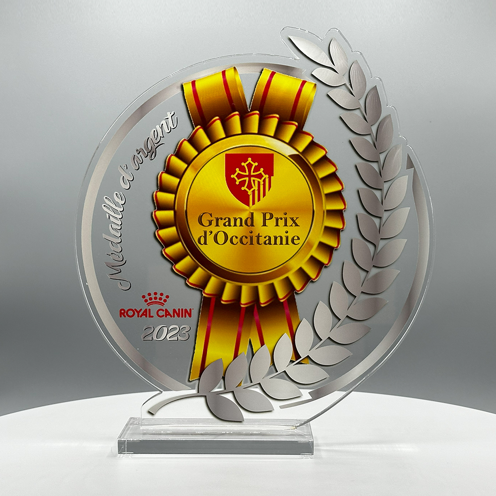Trophée sur mesure plexi - Grand prix Occitanie