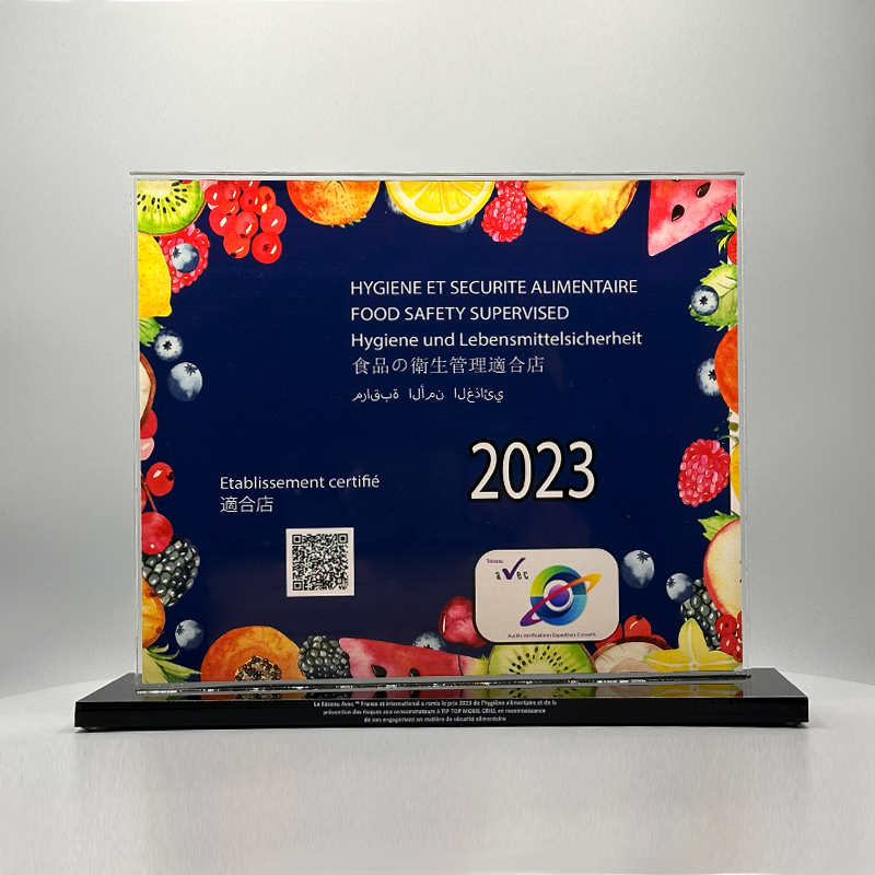 Trophée sur mesure plexi - La Stephanoceros