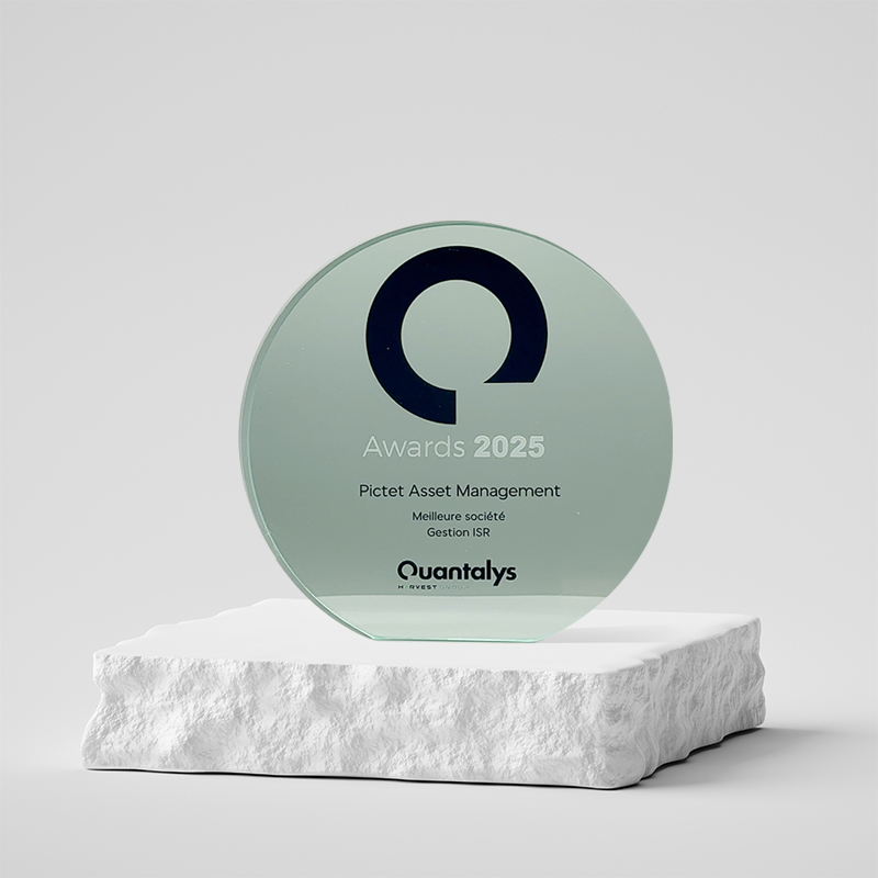 Trophée sur mesure verre - Quantalys