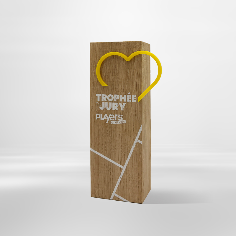 Trophée tombstone personnalisé sur mesure bois - Players
